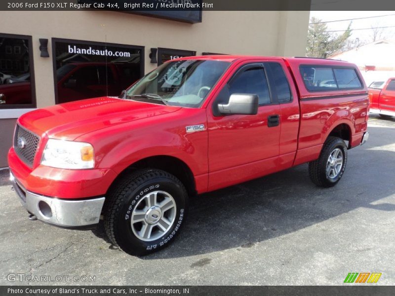 Bright Red / Medium/Dark Flint 2006 Ford F150 XLT Regular Cab 4x4