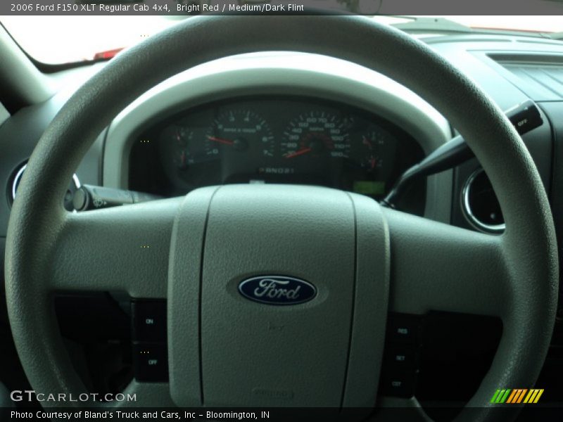 Bright Red / Medium/Dark Flint 2006 Ford F150 XLT Regular Cab 4x4