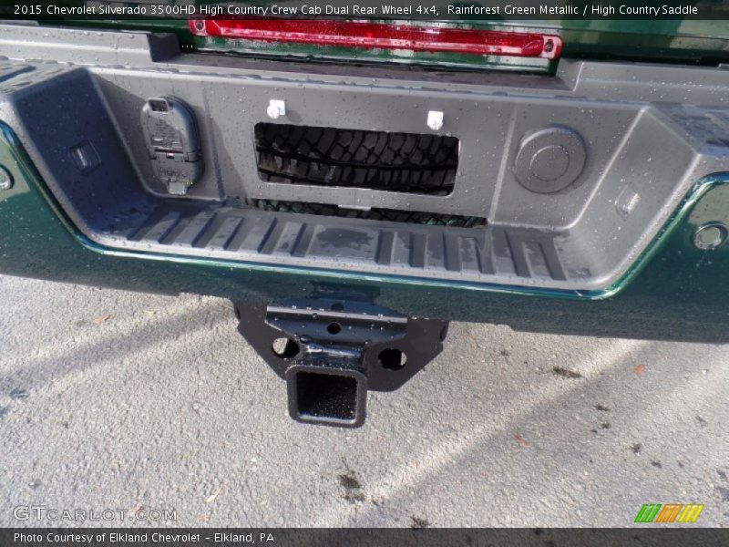 Rainforest Green Metallic / High Country Saddle 2015 Chevrolet Silverado 3500HD High Country Crew Cab Dual Rear Wheel 4x4