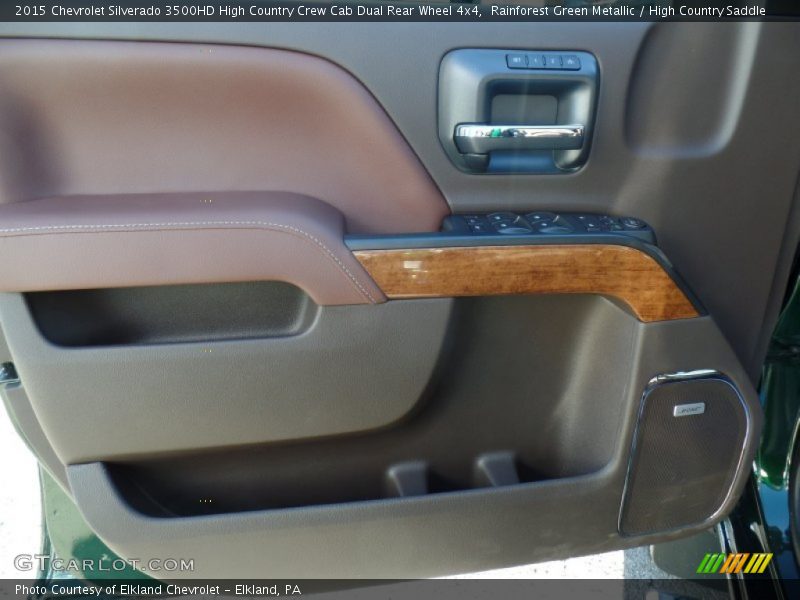 Door Panel of 2015 Silverado 3500HD High Country Crew Cab Dual Rear Wheel 4x4