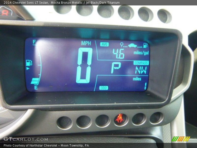 Mocha Bronze Metallic / Jet Black/Dark Titanium 2014 Chevrolet Sonic LT Sedan