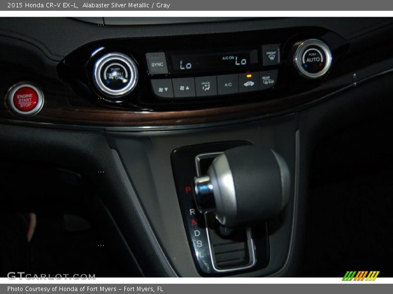 Alabaster Silver Metallic / Gray 2015 Honda CR-V EX-L