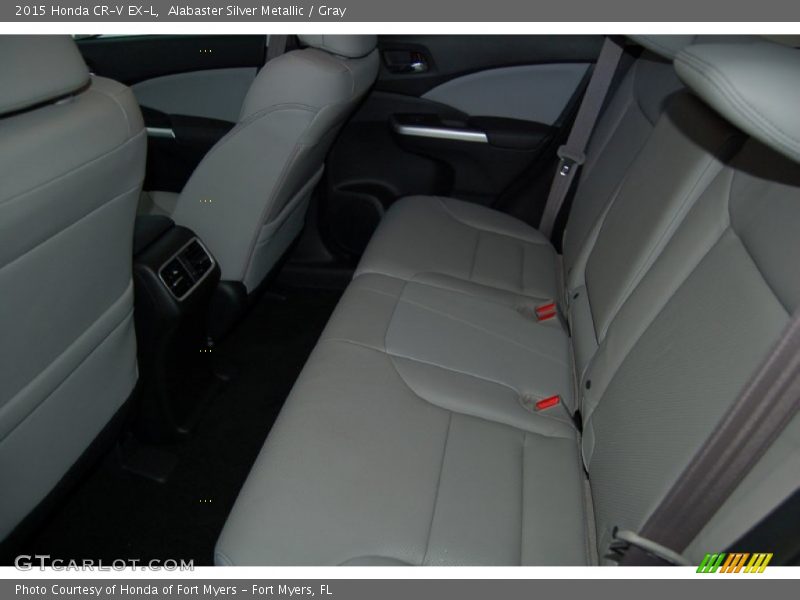 Alabaster Silver Metallic / Gray 2015 Honda CR-V EX-L