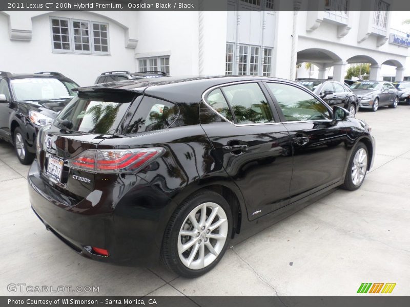 Obsidian Black / Black 2011 Lexus CT 200h Hybrid Premium