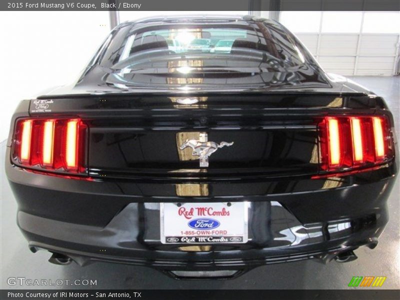 Black / Ebony 2015 Ford Mustang V6 Coupe