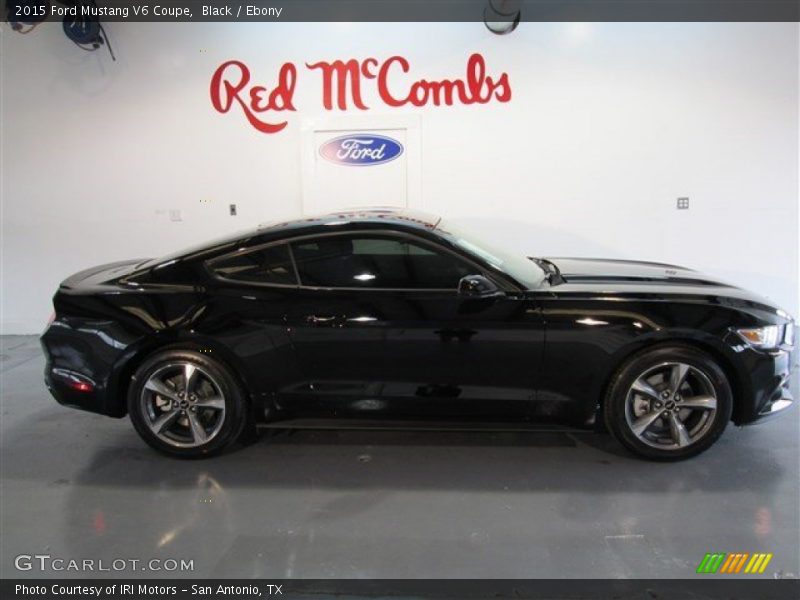 Black / Ebony 2015 Ford Mustang V6 Coupe