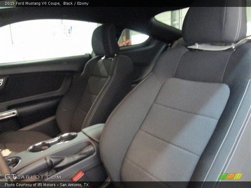 Front Seat of 2015 Mustang V6 Coupe