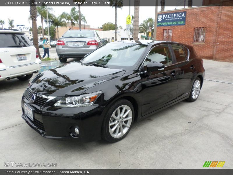 Obsidian Black / Black 2011 Lexus CT 200h Hybrid Premium