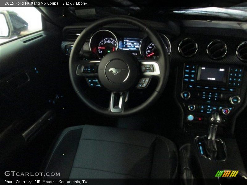 Black / Ebony 2015 Ford Mustang V6 Coupe