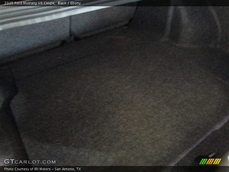  2015 Mustang V6 Coupe Trunk