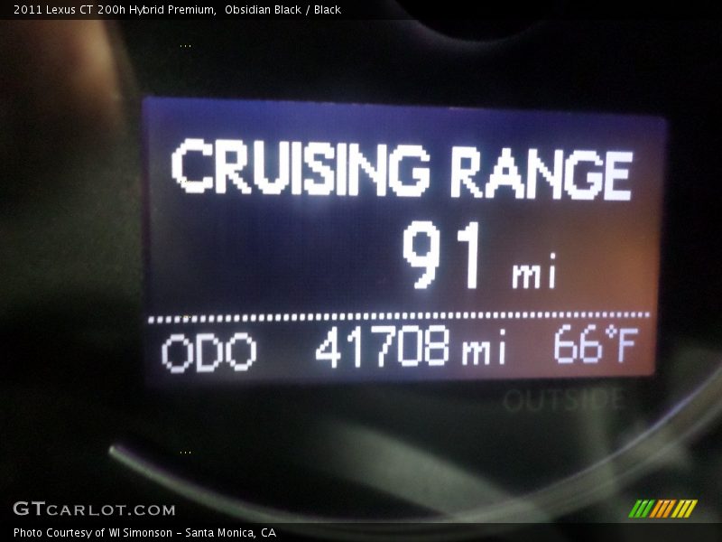 Obsidian Black / Black 2011 Lexus CT 200h Hybrid Premium