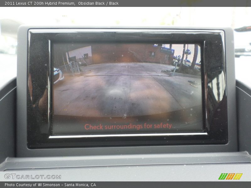 Obsidian Black / Black 2011 Lexus CT 200h Hybrid Premium