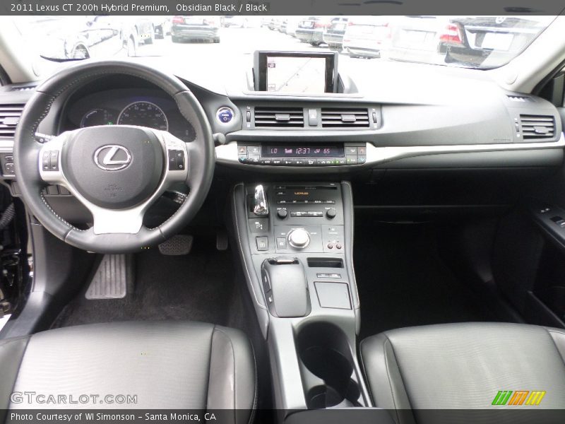 Obsidian Black / Black 2011 Lexus CT 200h Hybrid Premium