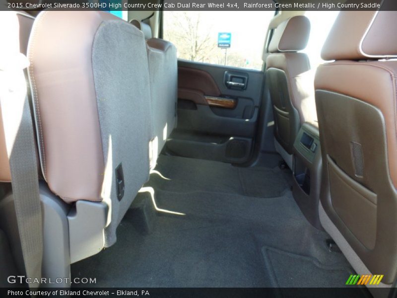 Rainforest Green Metallic / High Country Saddle 2015 Chevrolet Silverado 3500HD High Country Crew Cab Dual Rear Wheel 4x4