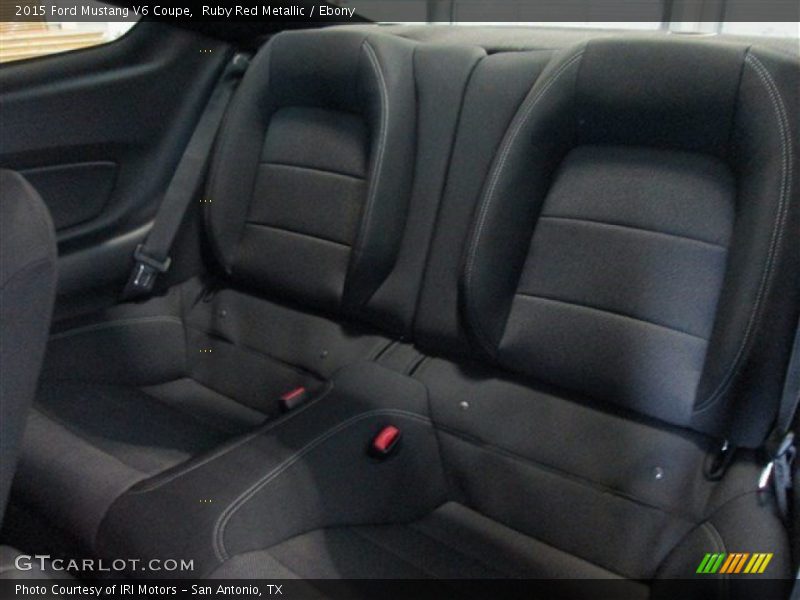 Rear Seat of 2015 Mustang V6 Coupe