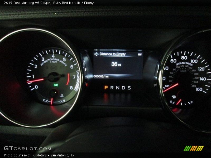Ruby Red Metallic / Ebony 2015 Ford Mustang V6 Coupe