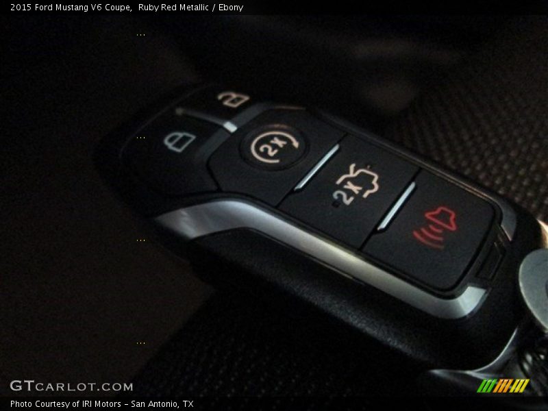 Ruby Red Metallic / Ebony 2015 Ford Mustang V6 Coupe
