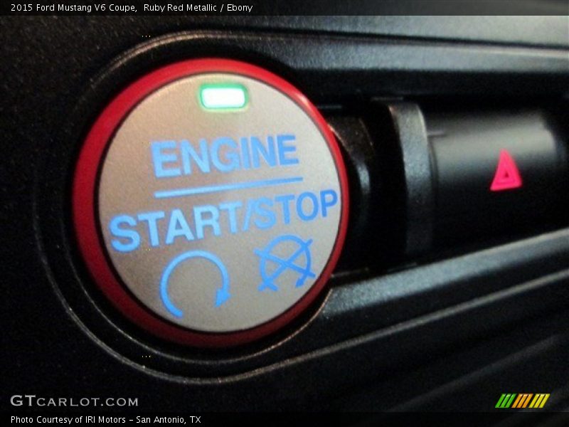 Controls of 2015 Mustang V6 Coupe