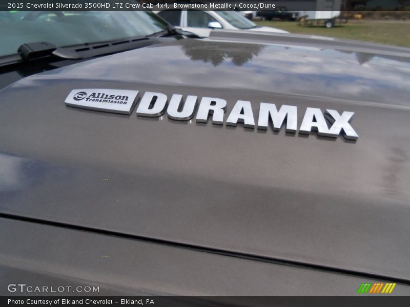 Brownstone Metallic / Cocoa/Dune 2015 Chevrolet Silverado 3500HD LTZ Crew Cab 4x4