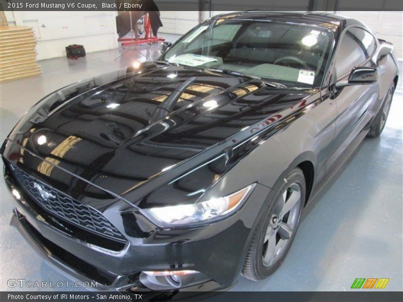 Black / Ebony 2015 Ford Mustang V6 Coupe