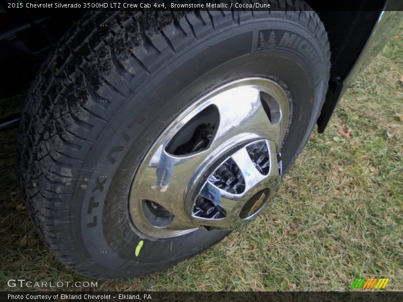 Brownstone Metallic / Cocoa/Dune 2015 Chevrolet Silverado 3500HD LTZ Crew Cab 4x4
