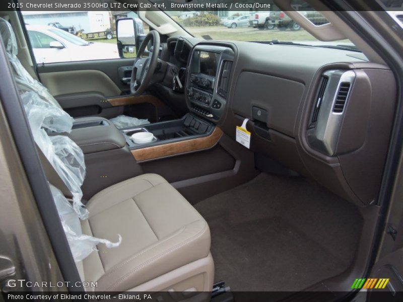 Brownstone Metallic / Cocoa/Dune 2015 Chevrolet Silverado 3500HD LTZ Crew Cab 4x4