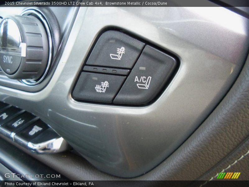 Brownstone Metallic / Cocoa/Dune 2015 Chevrolet Silverado 3500HD LTZ Crew Cab 4x4