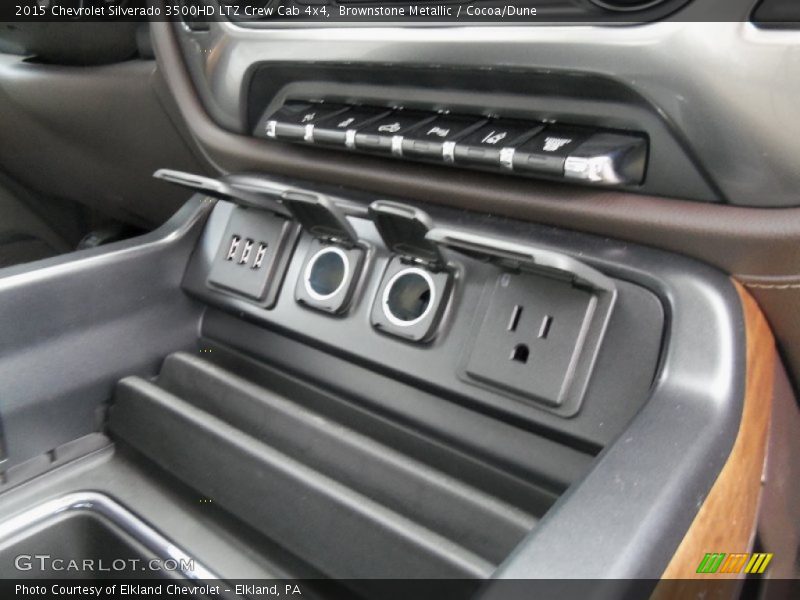 Brownstone Metallic / Cocoa/Dune 2015 Chevrolet Silverado 3500HD LTZ Crew Cab 4x4