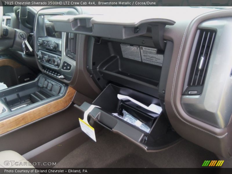 Brownstone Metallic / Cocoa/Dune 2015 Chevrolet Silverado 3500HD LTZ Crew Cab 4x4