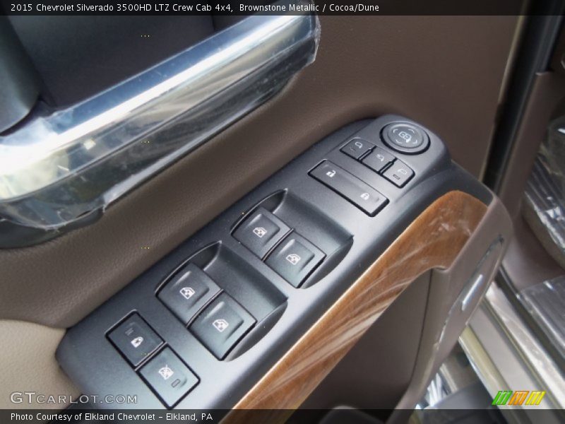 Brownstone Metallic / Cocoa/Dune 2015 Chevrolet Silverado 3500HD LTZ Crew Cab 4x4
