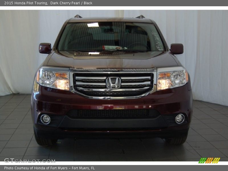 Dark Cherry Pearl / Black 2015 Honda Pilot Touring