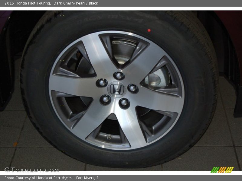 Dark Cherry Pearl / Black 2015 Honda Pilot Touring