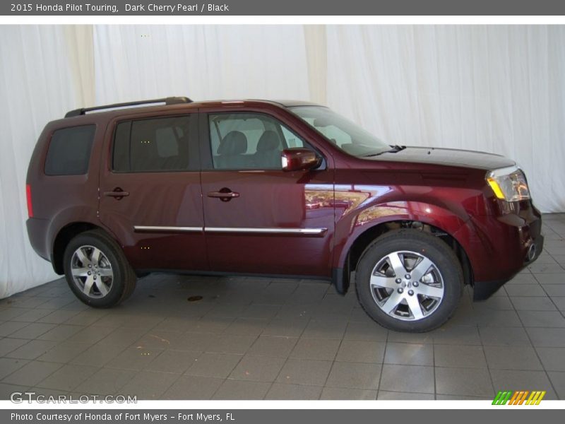 Dark Cherry Pearl / Black 2015 Honda Pilot Touring