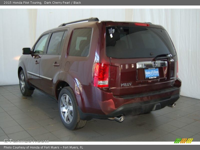 Dark Cherry Pearl / Black 2015 Honda Pilot Touring