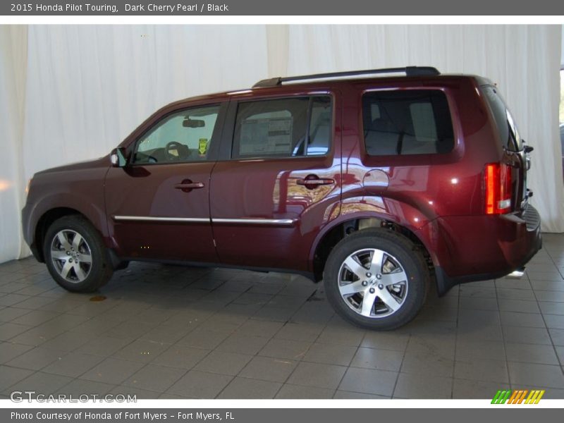 Dark Cherry Pearl / Black 2015 Honda Pilot Touring