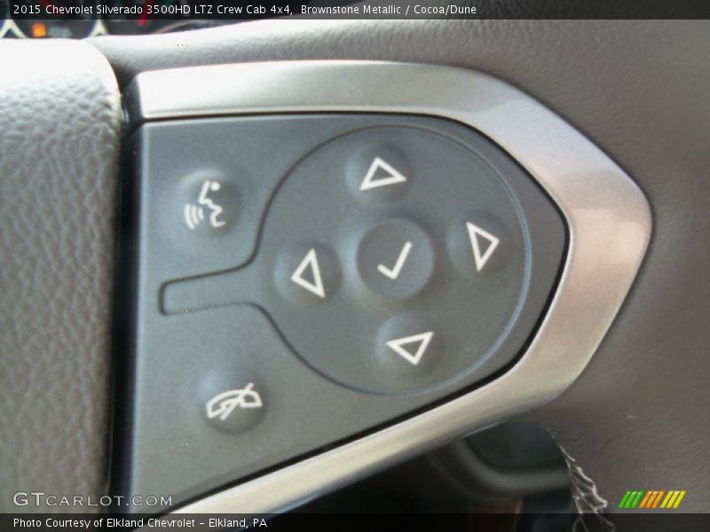 Brownstone Metallic / Cocoa/Dune 2015 Chevrolet Silverado 3500HD LTZ Crew Cab 4x4