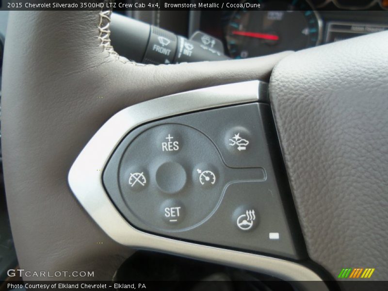 Brownstone Metallic / Cocoa/Dune 2015 Chevrolet Silverado 3500HD LTZ Crew Cab 4x4