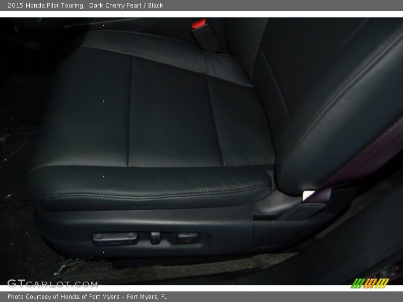 Dark Cherry Pearl / Black 2015 Honda Pilot Touring