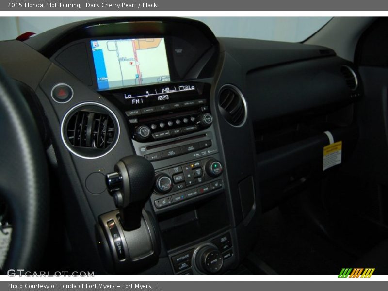 Dark Cherry Pearl / Black 2015 Honda Pilot Touring