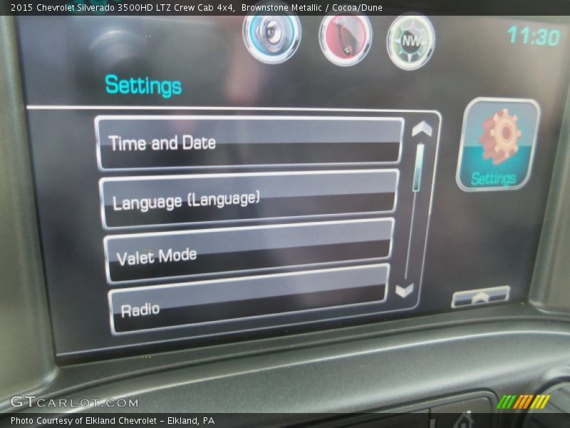 Brownstone Metallic / Cocoa/Dune 2015 Chevrolet Silverado 3500HD LTZ Crew Cab 4x4