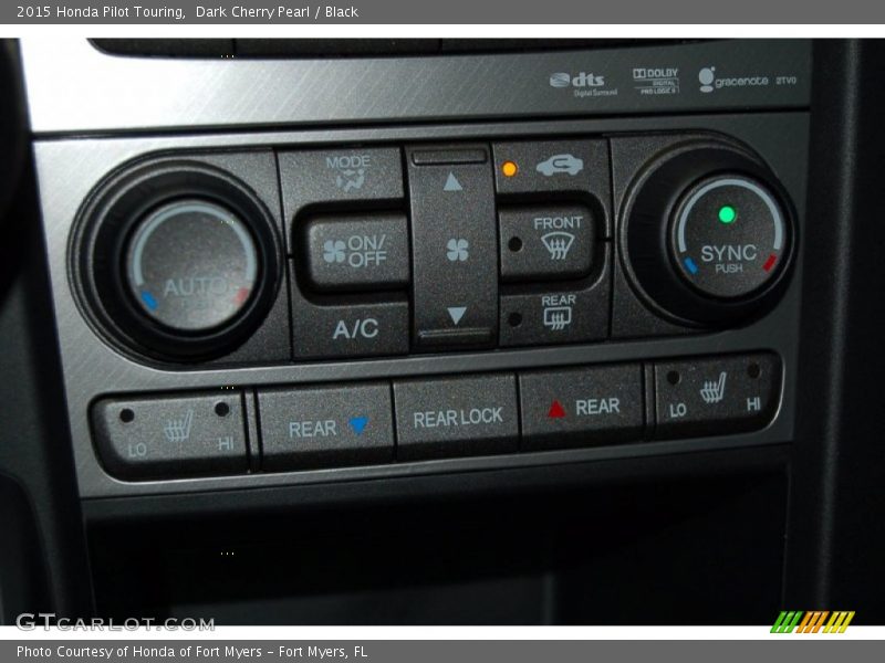 Dark Cherry Pearl / Black 2015 Honda Pilot Touring