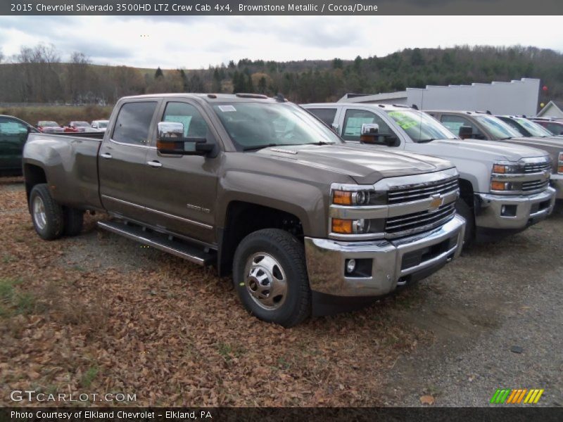 Brownstone Metallic / Cocoa/Dune 2015 Chevrolet Silverado 3500HD LTZ Crew Cab 4x4