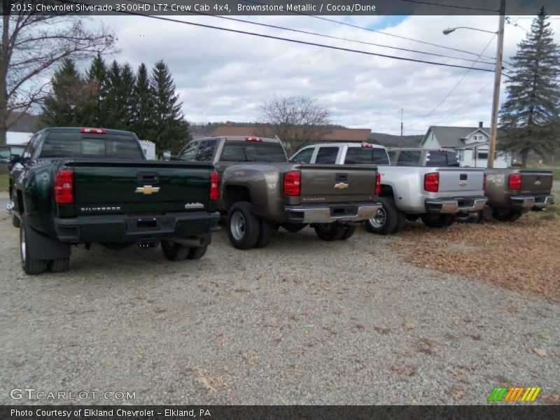 Brownstone Metallic / Cocoa/Dune 2015 Chevrolet Silverado 3500HD LTZ Crew Cab 4x4