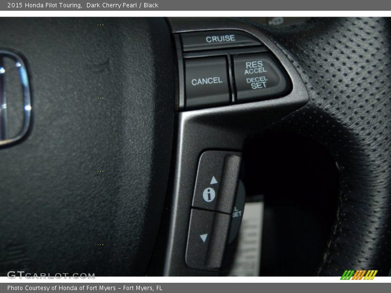 Dark Cherry Pearl / Black 2015 Honda Pilot Touring