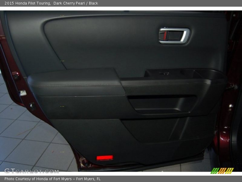Dark Cherry Pearl / Black 2015 Honda Pilot Touring