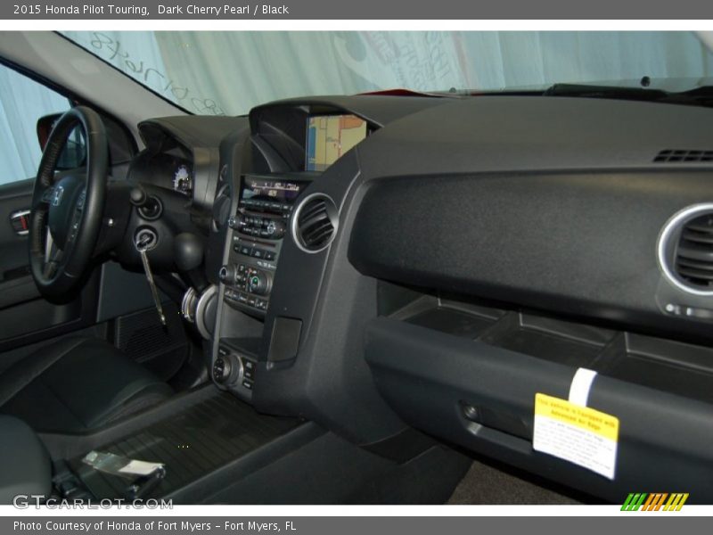 Dark Cherry Pearl / Black 2015 Honda Pilot Touring