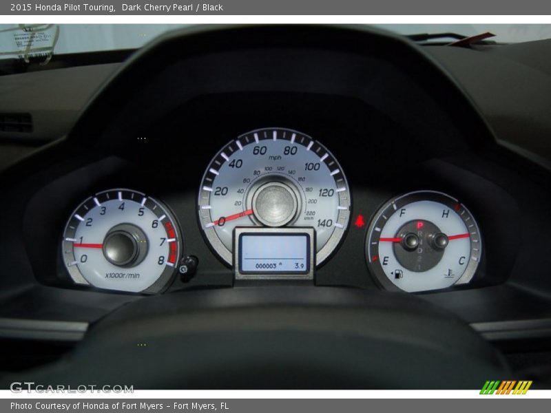 Dark Cherry Pearl / Black 2015 Honda Pilot Touring
