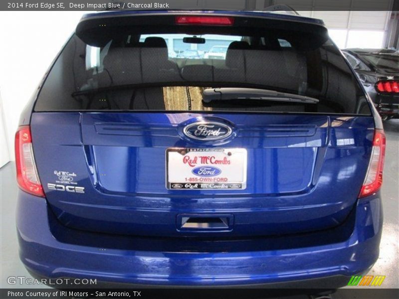 Deep Impact Blue / Charcoal Black 2014 Ford Edge SE