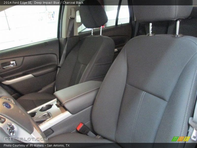 Deep Impact Blue / Charcoal Black 2014 Ford Edge SE
