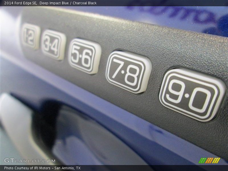 Deep Impact Blue / Charcoal Black 2014 Ford Edge SE